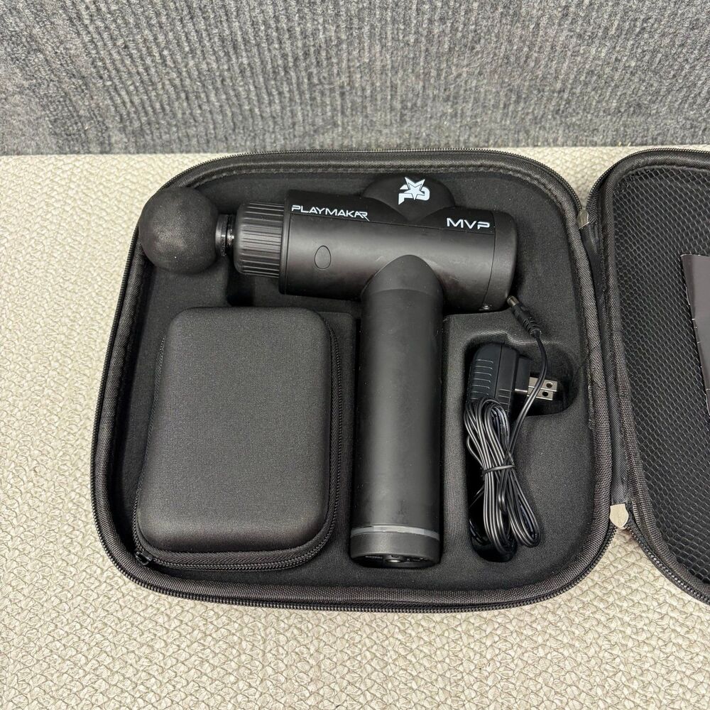 Playmaker MVP+ Percussion Massage Massager Gun Kit NEW Open Box